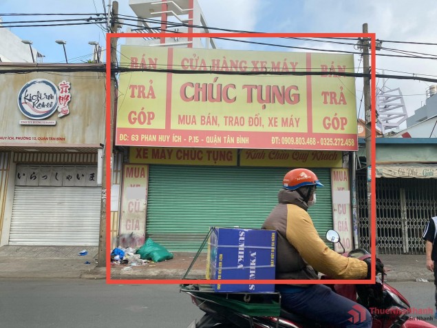 Cho thuê nhà số 63 Phan Huy Ích, Phường 15, Quận Tân Bình.