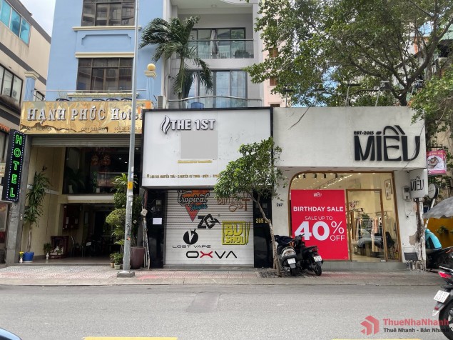 Cho thuê mặt bằng 265Bis Nguyễn Trãi, Phường Nguyễn Cư Trinh, Quận 1 ngay trung tâm
