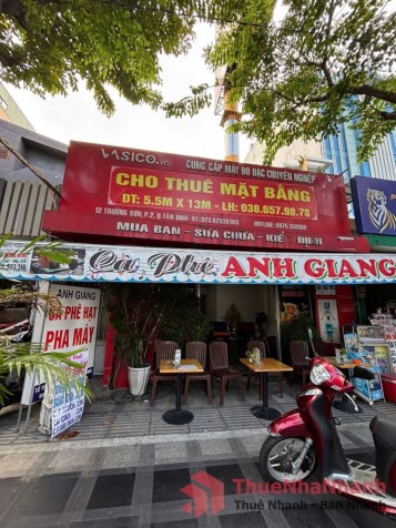Cho thuê mặt bằng 12 Trường Sơn, Phường 2, Tân Bình, Diện tích 5,5M/13M