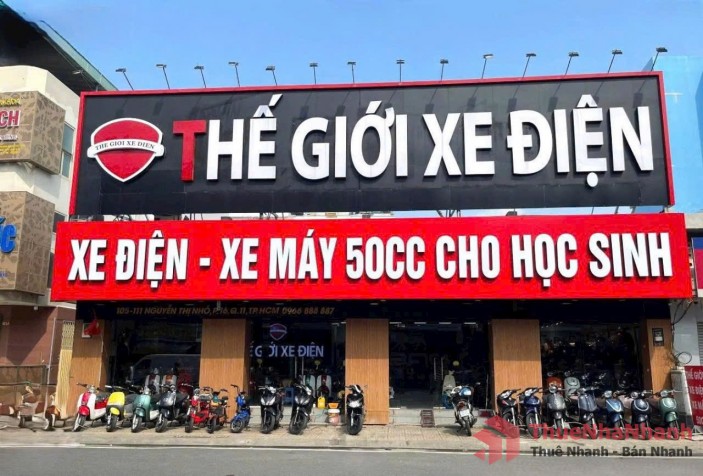 Cho thuê nhà 105-107-109-111 Nguyễn Thị Nhỏ, Phường 16, Quận 11