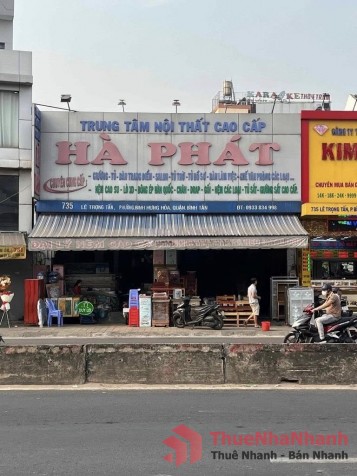 Cho thuê nhà mặt tiền 735 Lê Trọng Tấn, Phường Bình Hưng Hoà, Bình Tân